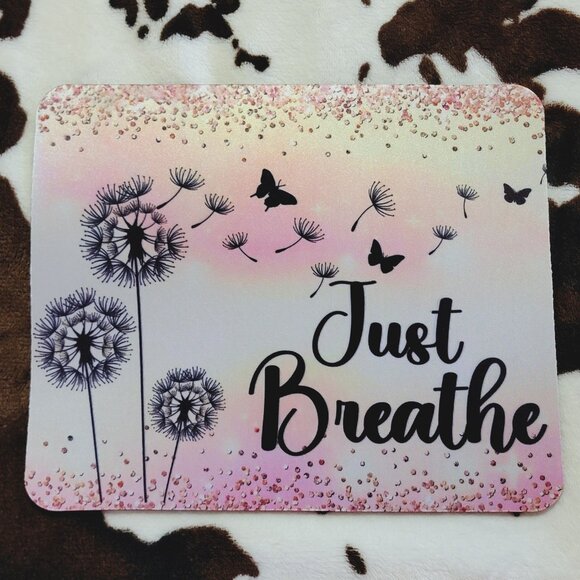 Just Breathe Computer Mouse Pad - Picture 4 of 6